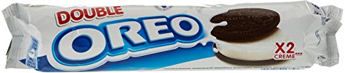Oreo x2 Crème 11 Biscuits cacaotés fourrés goût vanille 157... - Épicerie en promo à 1.99€
