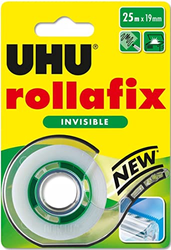 UHU Rollafix invisibile 25mt nastro adesivo sovrascrivibile... - Fournitures Bureau Amazon Italie à 3.73€