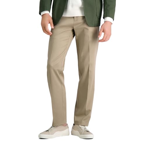 Haggar - Pantalón Informal prémium de Corte Recto y Parte... - Amazon Espagne à 23.67€