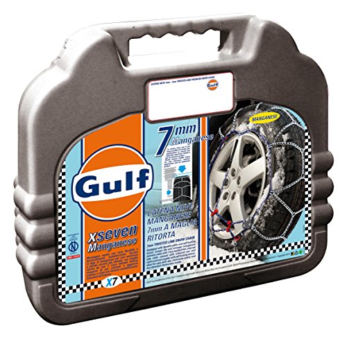 Gulf 76017 Catene neve 7 mm per auto, Misura 120 - Animalerie Amazon Italie à 24.46€