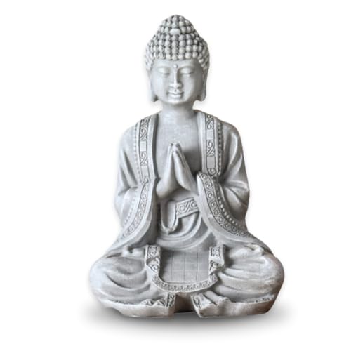 Zen'Light - Statuetta di Buddha meditazione 2, grigio... - Maison & Cuisine en promo à 16.50€