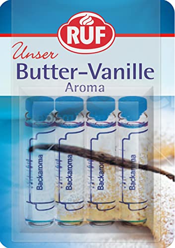 RUF Backaroma Butter-Vanille, 4 Fläschchen Vanille-Aroma... - High-Tech & Électronique en promo à 0.69€