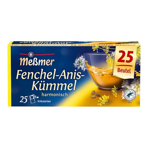 Meßmer Fenchel-Anis-Kümmel | Kräutertee | 25 Teebeutel |... - Épicerie en promo à 1.59€