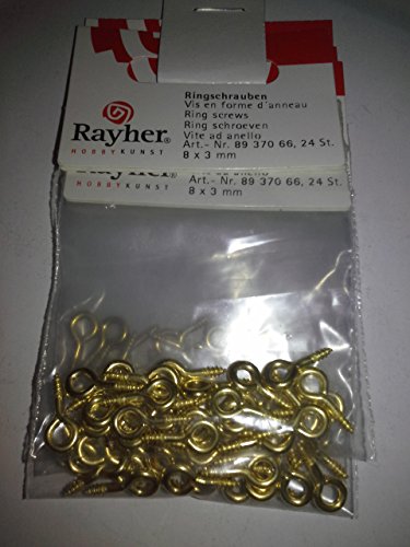 Rayher Vis à œillet vis à anneau en laiton crochet à visser... - High-Tech & Électronique en promo à 2.93€