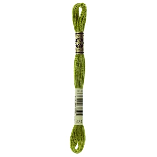 DMC 6-Strand Embroidery Cotton 8.7yd-Moss Green - Loisirs Créatifs Amazon Royaume-Uni à 13.80€