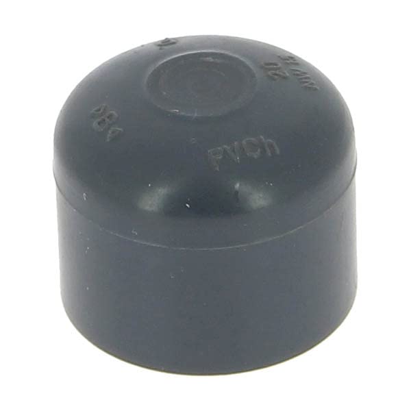 Bouchon PVC pression noir - Ø 20 mm - Girpi - Bricolage & Outils en promo à 0.74€