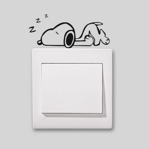 Mignon Home Snoopy in a Sieste Beau Motif Interrupteur de... - Maison & Cuisine Amazon France à 6.89€