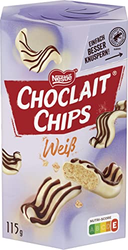 Nestlé CHOCLAIT CHIPS Weiß, Leckere Knusperchips mit... - Tech & Electronics Amazon Germany à 2.49€
