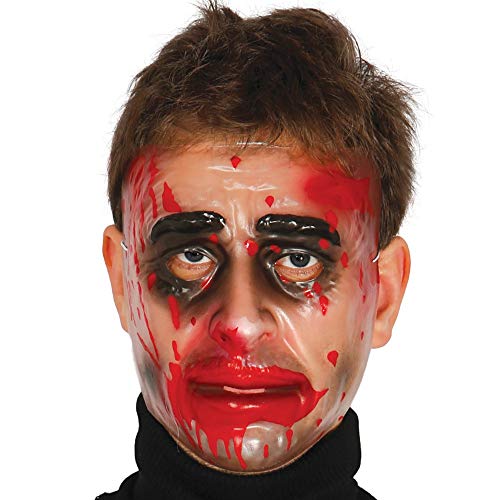 FIESTAS GUIRCA - Máscara transparente con sangre Halloween... - Auto & Moto Amazon Espagne à 9.80€