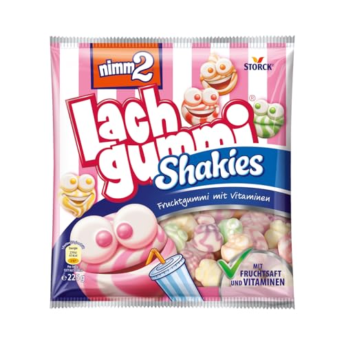 nimm2 Lachgummi Shakies – 1 x 225g – Fruchtgummi mit... - High-Tech & Électronique Amazon Allemagne à 1.48€