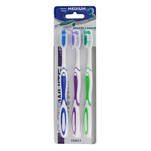 Superwhite Brush 3 3 Brosses à Dents Médium - Beauté & Parfums Amazon France à 2.36€