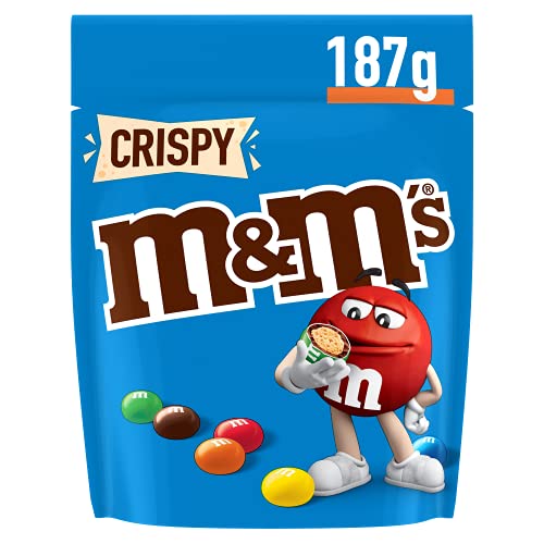 M&M's CRISPY - Billes au riz soufflé enrobé de chocolat au... - Bébé & Puériculture Amazon Espagne à 4.35€
