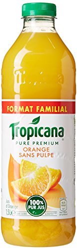 Tropicana Jus d'Orange sans Pulpe 1,5 L - Épicerie Amazon France à 4.75€