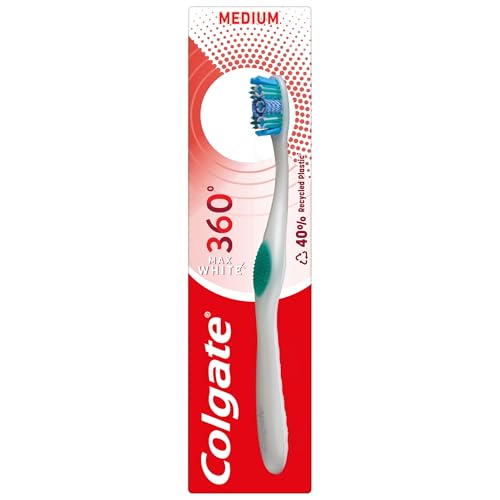 Colgate 360 Max White One Medium Manual Toothbrush - Santé & Bien-être Amazon Royaume-Uni à 1.50€
