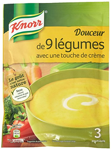 Knorr Soupe Douceur De 9 Légumes Touche De Crème 84g Pour 3... - Épicerie en promo à 1.45€