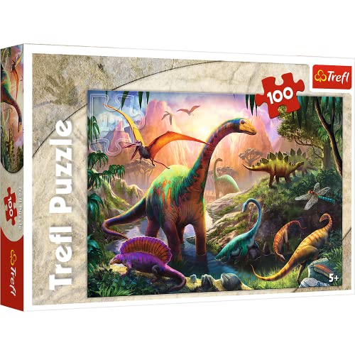 Trefl, Puzzle, Il Mondo dei Dinosauri, 100 Pezzi, per... - Jouets & Jeux Amazon Italie à 3.16€