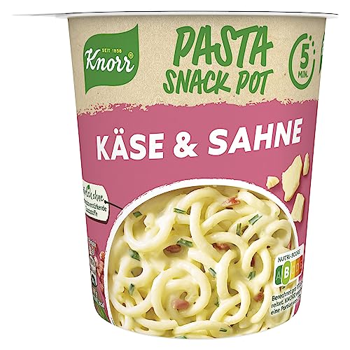 Knorr Pasta Snack Pot Käse & Sahne leckere Instant Nudeln... - High-Tech & Électronique Amazon Allemagne à 2.00€