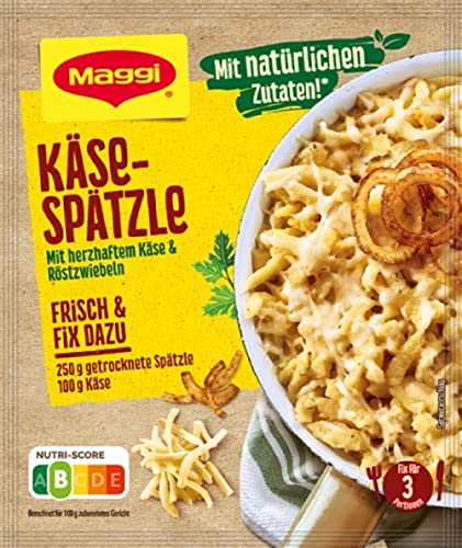 Maggi Fix für Käse-Spätzle ergibt 3 Portionen Beutel, 30 g - High-Tech & Électronique Amazon Allemagne à 1.08€