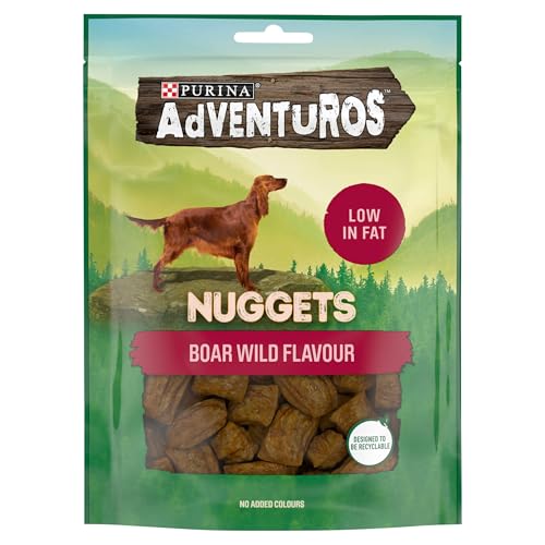 ADVENTUROS Nuggets Wild Boar Dog Treats 90g - Animalerie Amazon Royaume-Uni à 1.50€