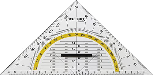 WESTCOTT E-10134 BP Set Square 22 cm with Handle - Amazon Allemagne à 3.64€