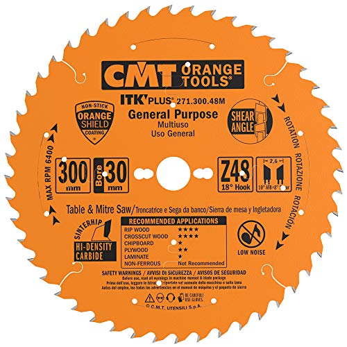 CMT ORANGE TOOLS 271.300.48M - ITK PLUS KREISSÄGEBLATT HM... - Bricolage & Outils Amazon Allemagne à 20.22€