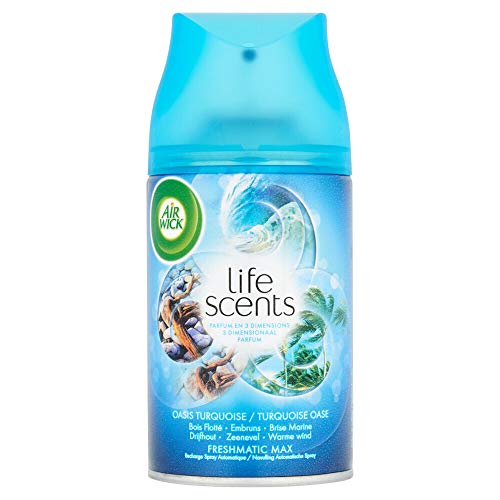 Airwick Turquoise Oasis For Freshmatic Max Refills – 250 ml - Amazon Royaume-Uni à 4.20€