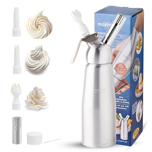 MASTRAD - F49314 - Siphon 0,5L en Aluminium Anodisé... - Maison & Cuisine Amazon France à 41.92€