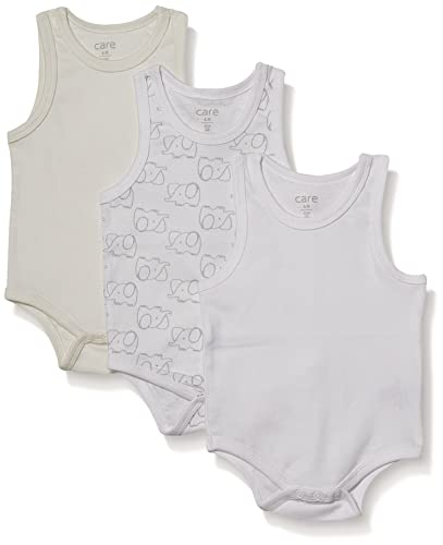 Care Body Baby Ärmellos, 3er Pack Offwhite (200), 62 - Bébé & Puériculture en promo à 2.42€