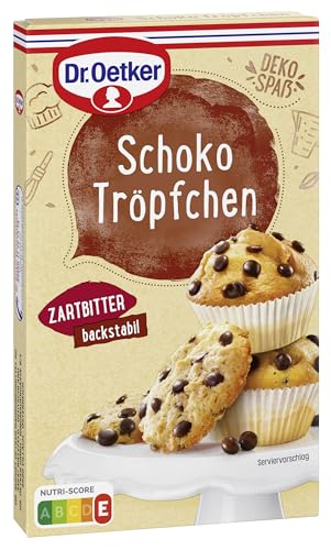 Dr. Oetker Schoko Tröpfchen, 75 g, kleine Drops aus... - High-Tech & Électronique Amazon Allemagne à 1.39€