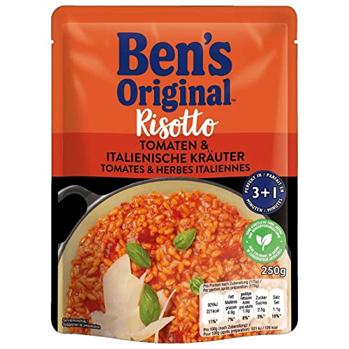 BEN'S ORIGINAL™ Risotto Tomate & italienische Kräuter 250g - High-Tech & Électronique Amazon Allemagne à 2.49€