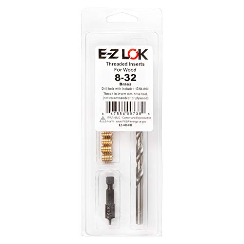 E-Z LOK 400-008 Threaded Inserts for Wood, Installation... - Nouvelle promo Amazon à 8.65€