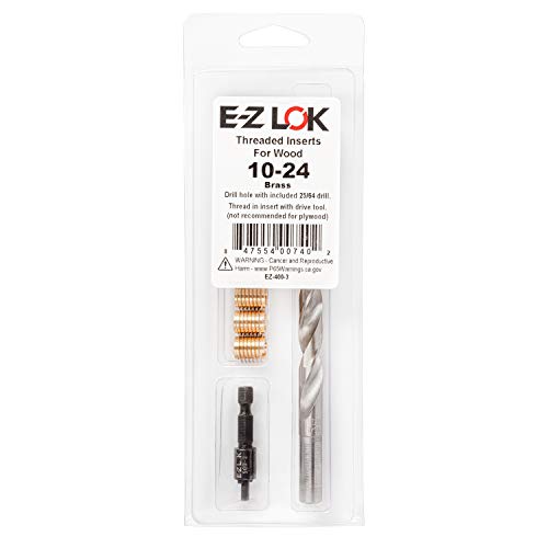 E-Z LOK 400-3 Gewindeeinsätze für Holz, Montagesatz... - DIY & Tools Amazon Germany à 9.90€