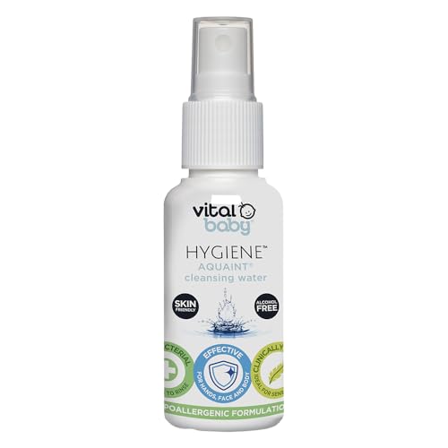 Vital Baby Aquaint Cleansing Water 50ml | Hypoallergenic &... - Baby & Nursery Amazon UK à 1.13€