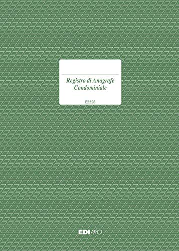 EDIPRO - E2528 - Registro de anagrafas condominiales 48... - Bon plan à 6.78€