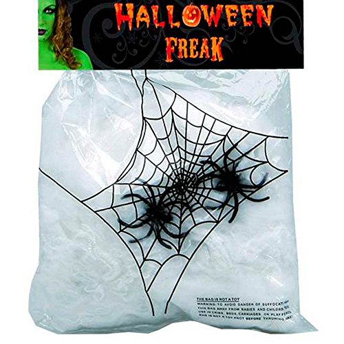 Pajeczyna z pajakami Halloween - Jouets & Jeux Amazon Royaume-Uni à 0.57€