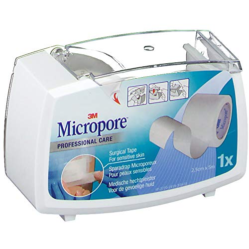 3m - Sparadrap Blanc 25mmx5m Micropore 3m - Santé & Bien-être Amazon France à 2.60€