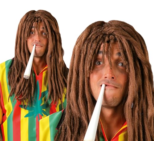 Guirca Fêtes gui4858 – Marron Perruque Rasta (Box... - Jouets & Jeux en promo à 15.97€