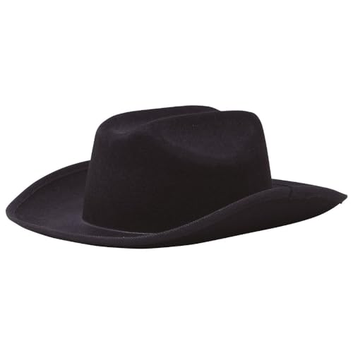Guirca Fêtes gui13564 – Chapeau de Cowboy en Feutre Noir... - Jouets & Jeux en promo à 4.25€