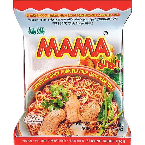 MAMA - Instant Nudeln Moo Nam Tok (1 X 55 Gram) - High-Tech & Électronique Amazon Allemagne à 0.99€
