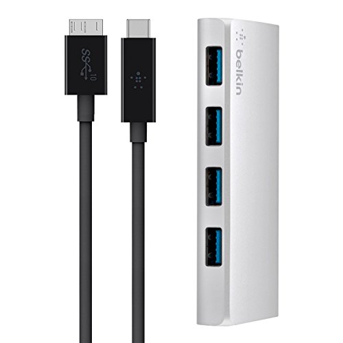 Belkin F4U088vf - Hub USB 3.0 de 4 puertos + cable USB-C (5... - High-Tech & Électronique en promo à 17.98€