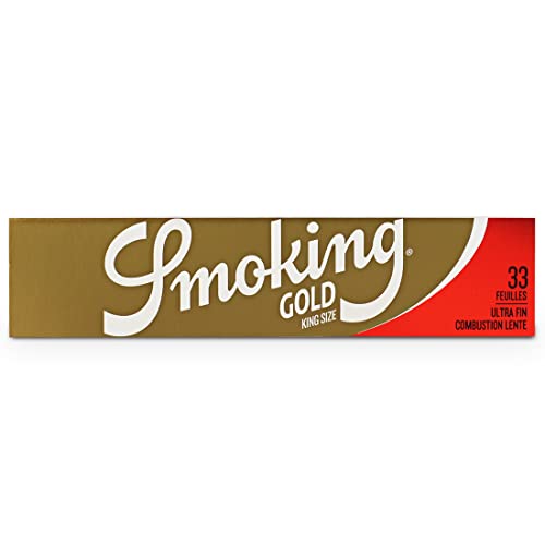Smoking Blättchen Slim Gold x1: 33 Blättchen, Natürlich... - Épicerie en promo à 0.90€
