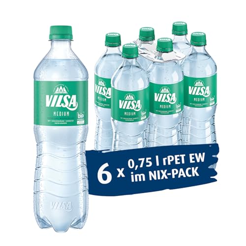 VILSA Mineralwasser Medium, 6 x 0,75 l PET - High-Tech & Électronique en promo à 3.30€