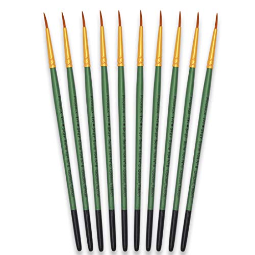 Tristar Série 104 Lot de 10 Pinceaux poils synthétiques... - Auto & Moto en promo à 1.01€