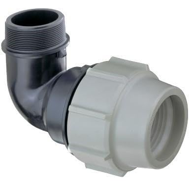 RACCORDI A COMPRESSIONE GOMITO M.90° A.7850 - Bricolage & Outils Amazon Italie à 4.26€