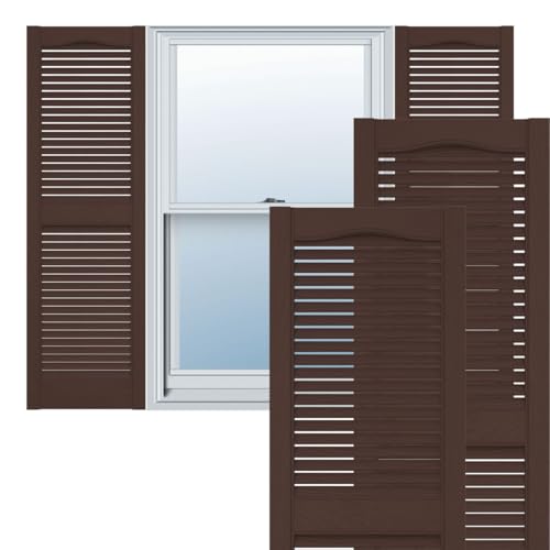 Ekena Millwork LL1S12X03600FB Persiane in Vinile, Marrone... - Amazon Italy à 32.32€