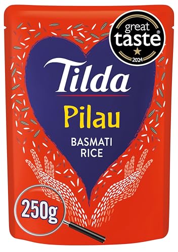 Tilda Pilau Steamed Basmati Rice, 250 grams - High-Tech & Électronique Amazon Royaume-Uni à 1.00€