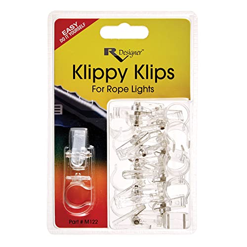 RV Designer Collection M122 Klippy Klips, Lichtschlauch-Clip... - Jardin & Extérieur Amazon Allemagne à 9.01€
