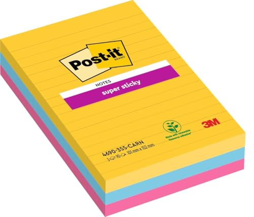 Post-it Notes Autocollantes Super Sticky, Grand Format... - Jouets & Jeux Amazon France à 8.10€