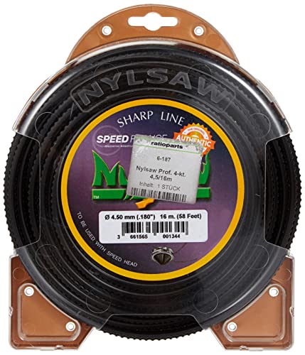 Matijardin Nylon Serrated Nylon Thread 4.5 mm / 16 Metres... - Jardin & Extérieur Amazon Royaume-Uni à 2.78€