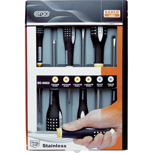 Bahco BE-9882I "Ergo" Screwdriver Set Slotted/Pozidriv of... - Maison & Cuisine en promo à 62.63€